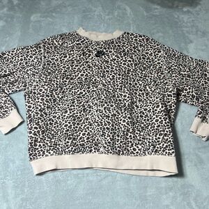 Nike Pullover Sweatshirt Leopard Print Women’s Size XS